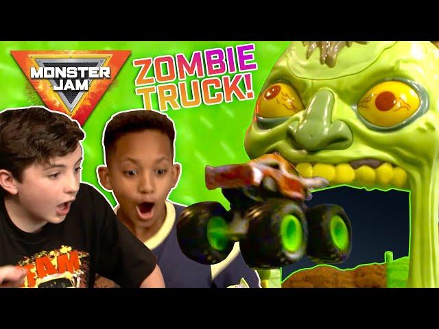 Zombie MONSTER TRUCK Madness ‍️ Monster Jam Revved Up Recaps + Monster Truck MOST DONUTS Record!