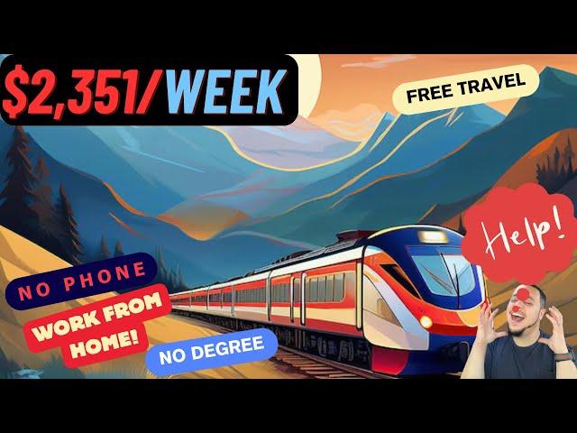 AMTRAK WILL PAY YOU $10,188/MONTH | WORK FROM HOME | REMOTE WORK FROM HOME JOBS | ONLINE JOBS