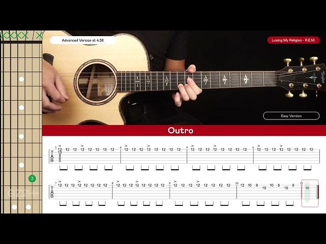 Losing My Religion Guitar Cover R.E.M. |Tabs + Chords|