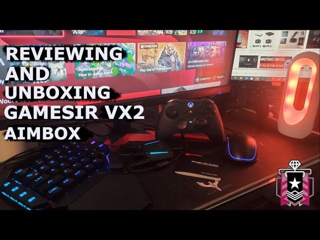 Reviewing And Unboxing GameSir VX2 AimBox Keyboard Mouse Adapter