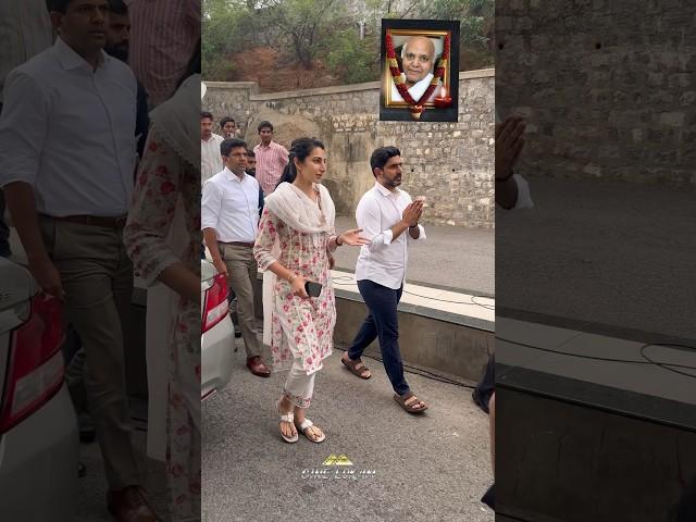 Nara Lokesh with bramhmini at #ramojirao #eenaduramojirao #eenadunews