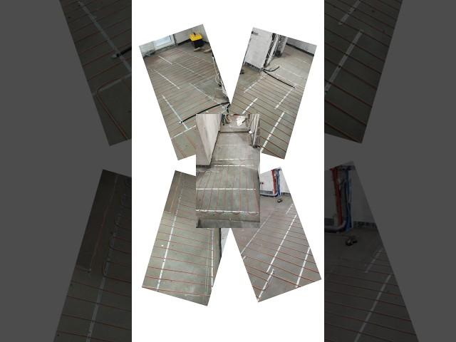 ️Монтаж электрического тёплого пола ️Греющий кабелем #теплыйпол #электрическийтеплыйпол #греющий