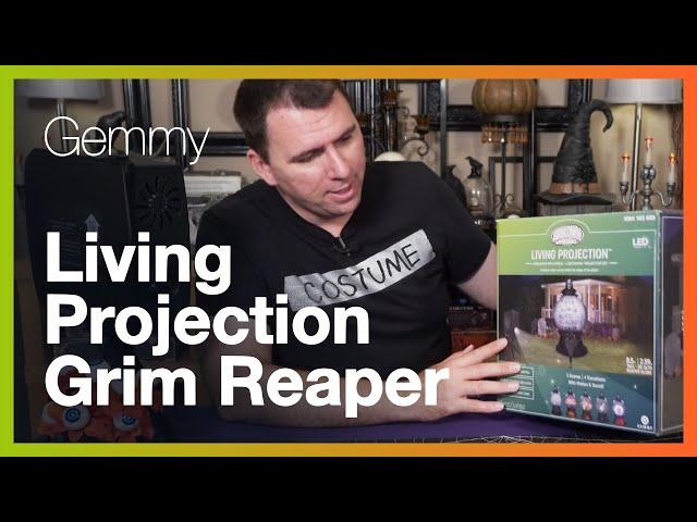 Gemmy Living Projection: Grim Reaper - Inflatable/Projector Unboxing & Review