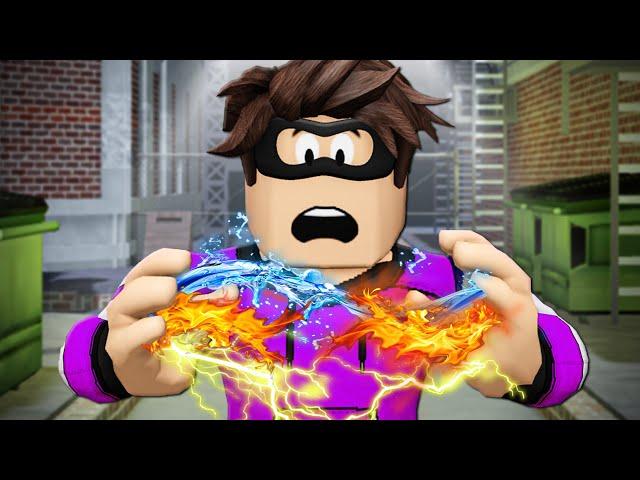 He Became an ELEMENTAL SUPER HERO! (A Roblox Movie)