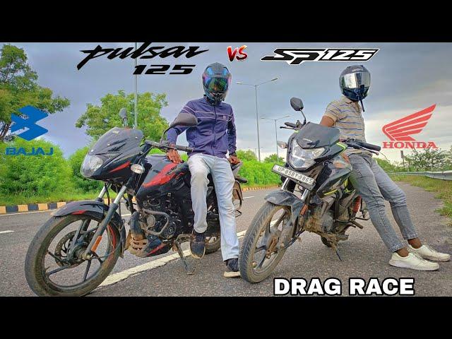 PULSAR 125 VS HONDA SP 125 LONG RACE || DRAG RACE || @DRAGGER_JATIN