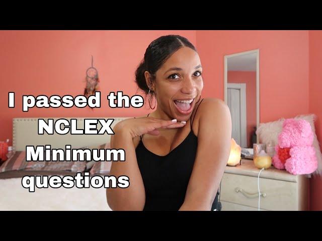 I Passed The NCLEX With Minimum Questions | How I Studied For The NCLEX