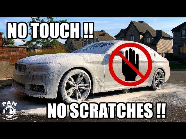 How to wash your car WITHOUT touching it!  NO MORE SCRATCHES !!