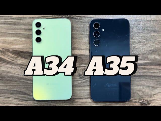 Ssmsung Galaxy A34 vs Samsung Galaxy A35