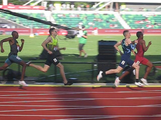 Clayton Murphy LOSES to Isaiah Jewett in 800m Heat 4, 1st Round 2021 U.S. Olympic T&F Trials