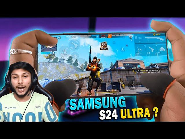 SAMSUNG S24 ULTRA UNBOXING AND HANDCAM  SETTINGS ️ HUD + SENSI + DPI [FREE FIRE HIGHLIGHTS] 