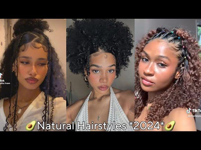 Natural Hairstyles Compilation For Baddies  *2024*