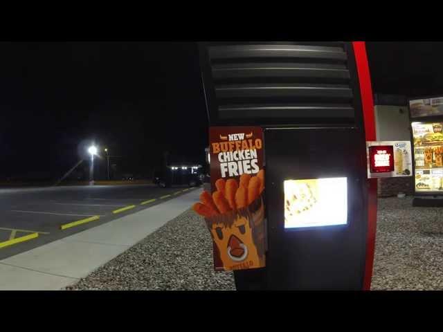 Burger King Drive-Thru, Buffalo Chicken Fries & Halloween Whopper, Gila Bend, Arizona