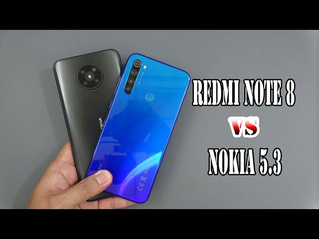 Nokia 5.3 vs Xiaomi Redmi note 8 | SpeedTest and Camera comparison