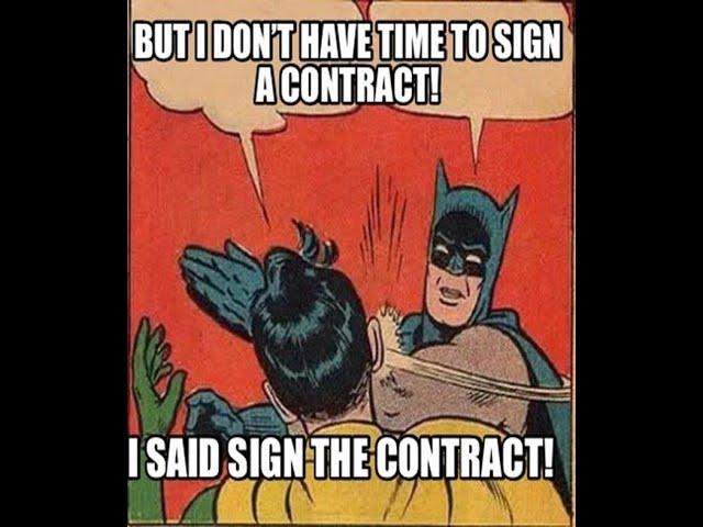 What kind of a contract am I signing? Should I even care? How do I know what I am signing?