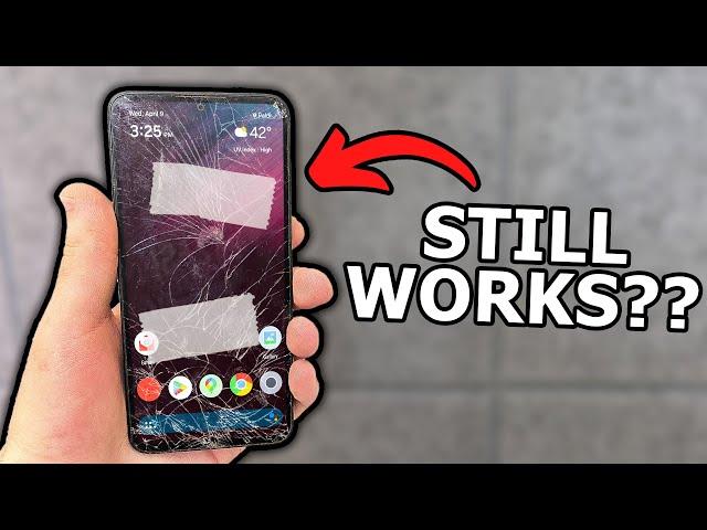 They sold me a phone LITERALLY held together by tape... 