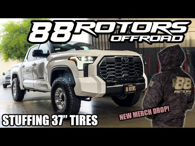 STUFFING 37 INCH TIRES ON A 2024 TUNDRA!