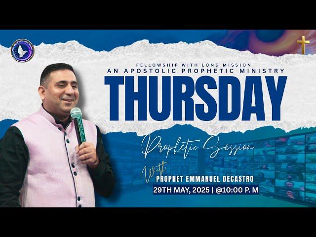[ 𝐋𝐈𝐕𝐄] THURSDAY 𝐎𝐍𝐋𝐈𝐍𝐄 𝐏𝐑𝐎𝐏𝐇𝐄𝐓𝐈𝐂 𝐒𝐄𝐒𝐒𝐈𝐎𝐍 - (𝟐9/𝟎𝟓/𝟐𝟎𝟐𝟓) - 𝐏𝐫𝐚𝐲𝐞𝐫𝐬 𝐚𝐧𝐝 𝐏𝐫𝐨𝐩𝐡𝐞𝐜𝐢𝐞𝐬 #FLM