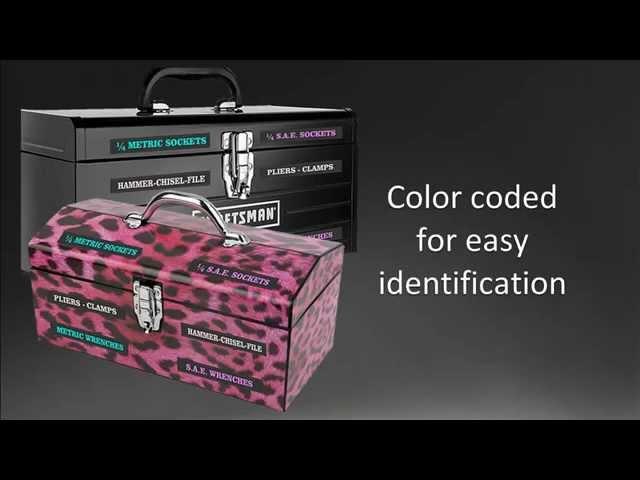 Ladies Adhesive Toolbox Labels — Organize Your Toolbox with our Ladies Adhesive Toolbox Labels