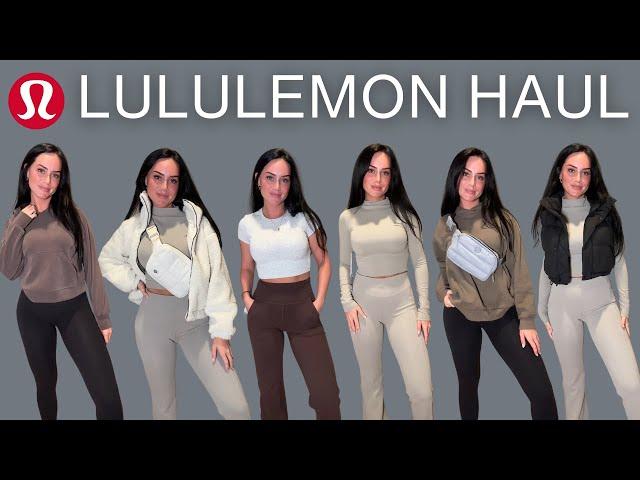 I Spent $2000 On MY BIGGEST Lululemon Haul Yet | Neutral Fall / Winter Haul