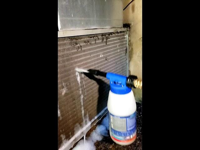 Condenser cleaning w/turbo tank by Nu-calgon