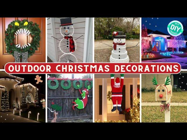 111 DIY Outdoor Christmas Decorations Ideas: Porch, Front Yard