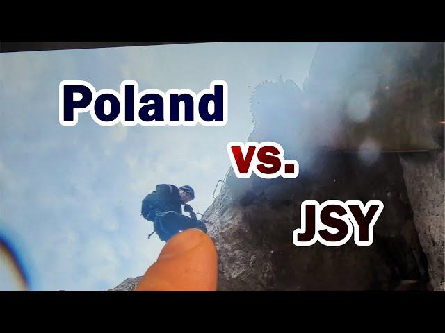 Poland vs  JetSetYourself  - Who Climbed this overhang better?