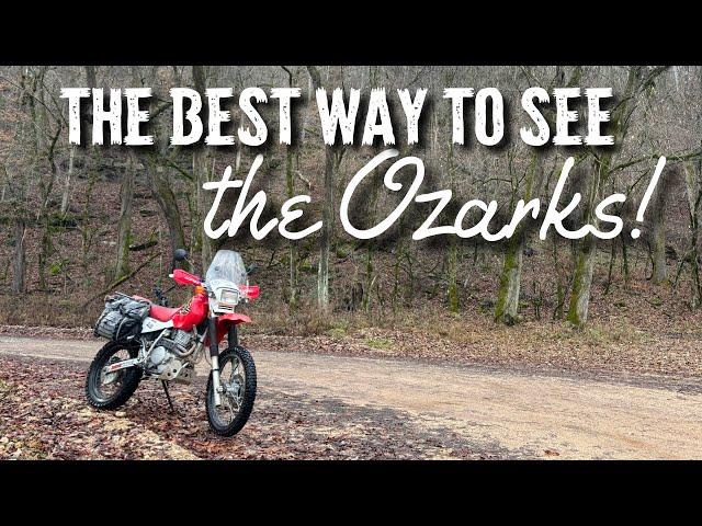 Relaxing Ride in the Ozarks #xr650l #dualsport #ozarks #adventurebike