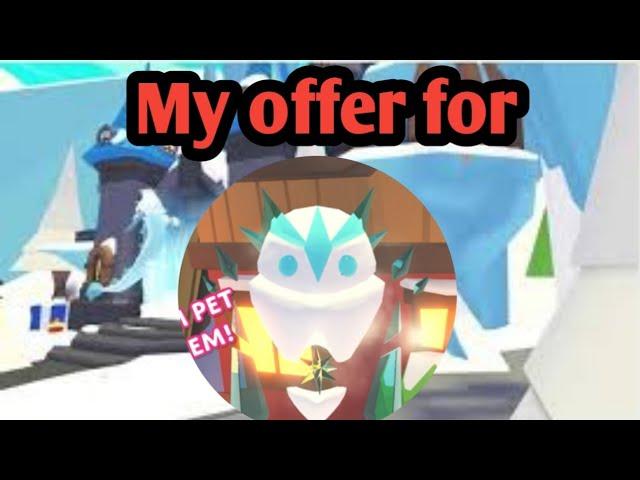 My offer for Ice Golem in Adopt Me (Overpay)