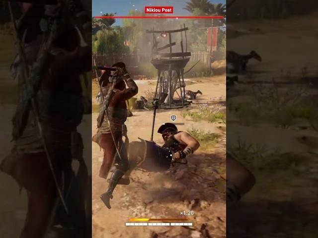 Instantly Camp Clearence #shorts #assassinscreedorigins #gaming #rpg