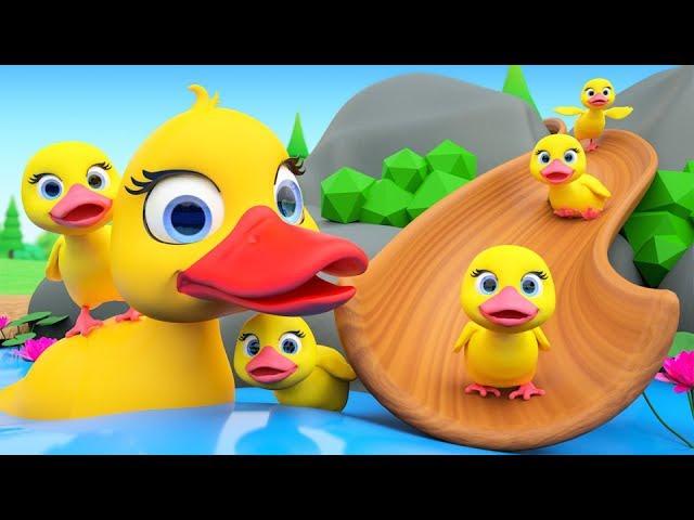 Duck Song - Five Little Ducks + More Nursery Rhymes