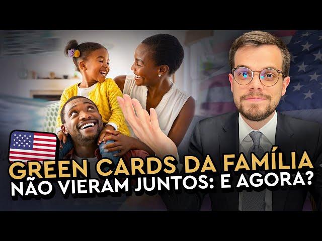 O GREEN CARD  da minha esposa não chegou!