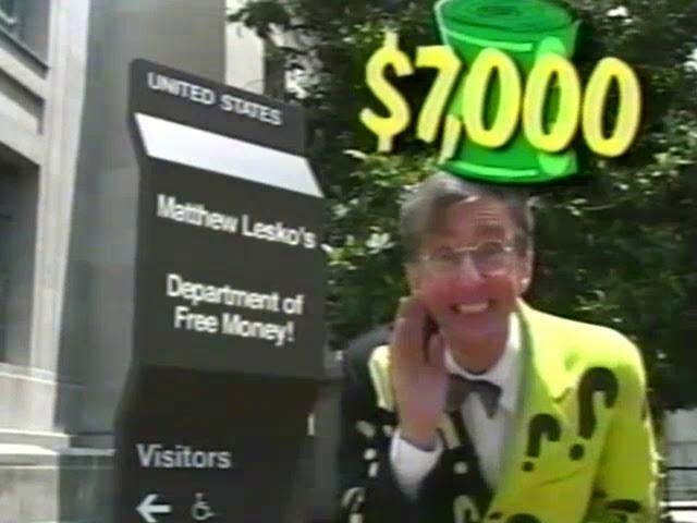 Free Money (2003) Television Commercial - Matthew Lesko