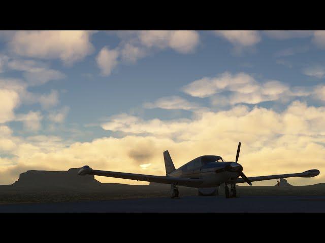 |MSFS| A2A Piper Comanche 250 - From Desert Suns to Mountainous Fun! | Monument Valley to Telluride