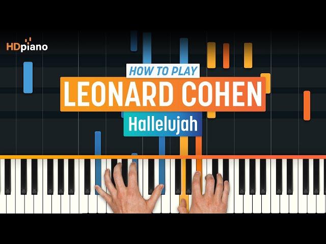 How to Play "Hallelujah" by Leonard Cohen (Rufus Wainwright) | HDpiano (Part 1) Piano Tutorial