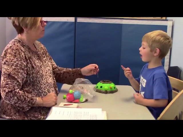 Watch Dietrich's amazing progress! Childhood apraxia of speech treatment with Nancy Kaufman