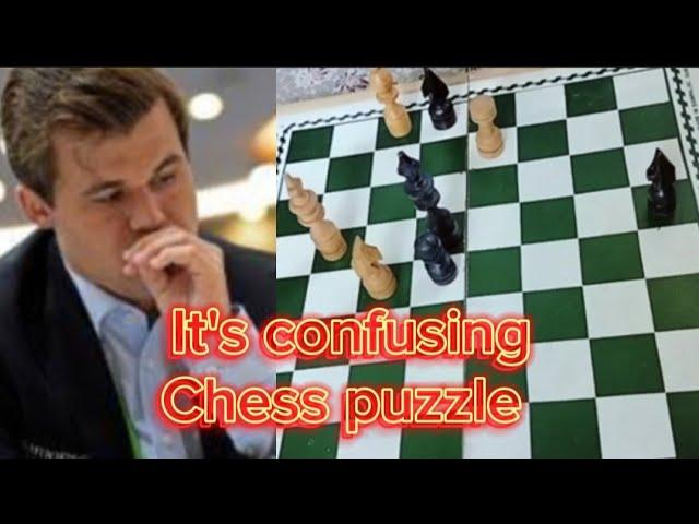 It's confusing Checkmate in 2 moves