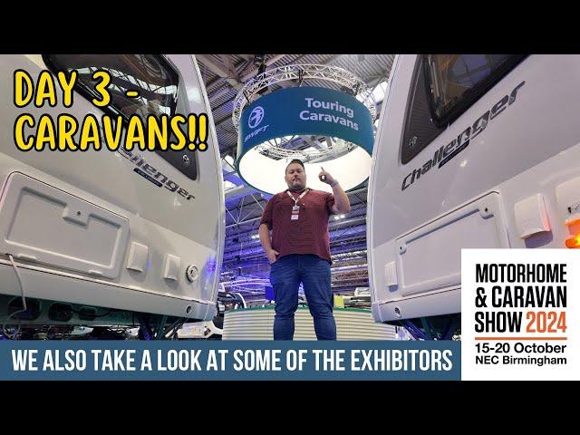 Day 3 - Lots of caravans & some exhibitors | Motorhome and Caravan Show Oct 2024