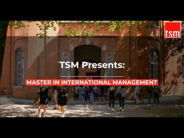 TSM Master in International Management