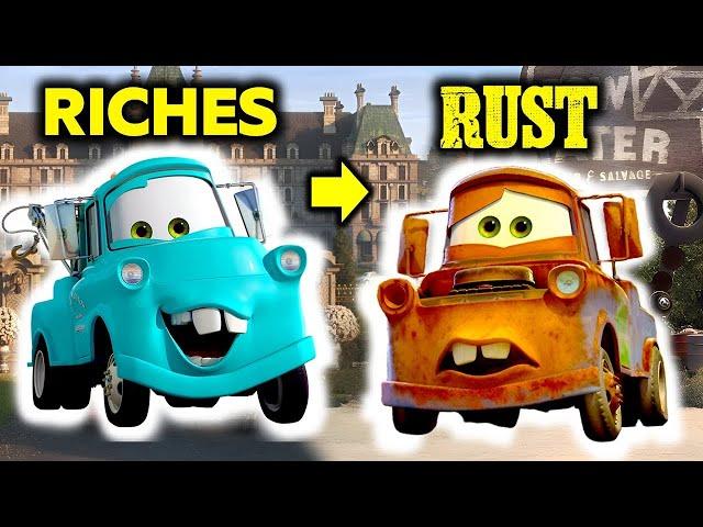 How Mater Went From HELLA Rich To REALLY Rusty In Pixar Cars...FULL STORY