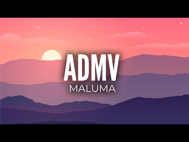 Maluma - ADMV (Versión Urbana) Letra/Lyrics