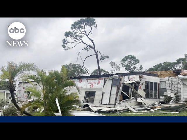 Hurricane Milton causing significant damage as it slams into Florida