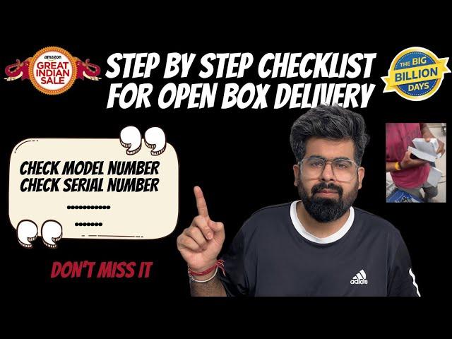 Watch this to avoid getting SCAMMED in BBD | Step by Step Checklist for Open box delivery for iPhone