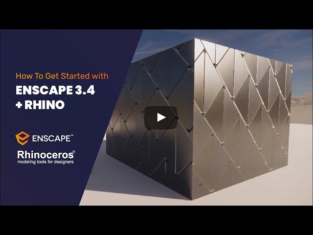 Learning Enscape 3.4 with Rhino