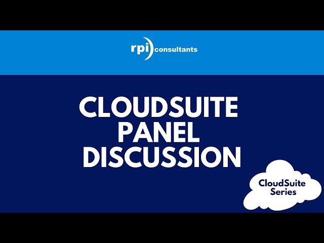 CloudSuite Series - CloudSuite Panel Discussion