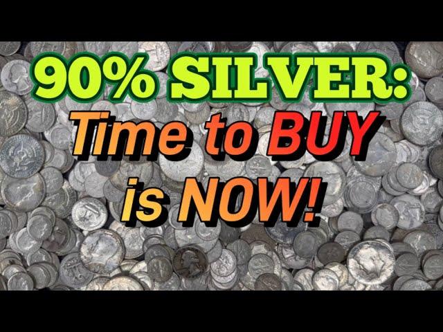 HUGE OPPORTUNITY! 90% SILVER is a great value! Stock up now while it’s CHEAP!