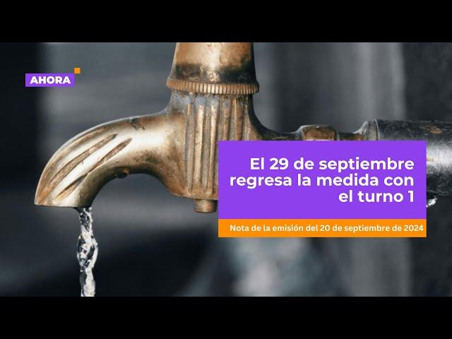 Bogotá retorna al racionamiento diario de agua: conozca el nuevo calendario | Actualidad