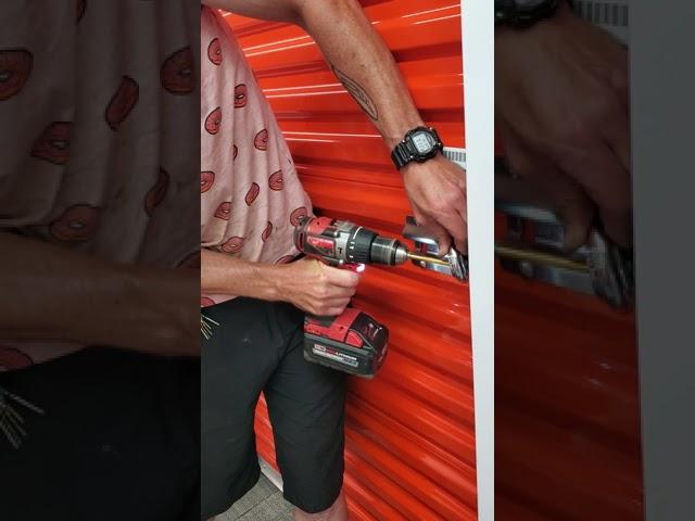 Is drilling out a circular lock at U-haul