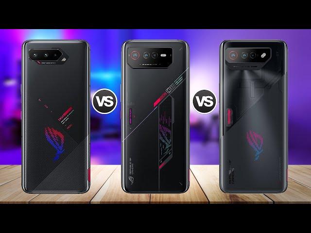 Asus ROG Phone 7 VS Asus ROG Phone 6 VS Asus ROG Phone 5