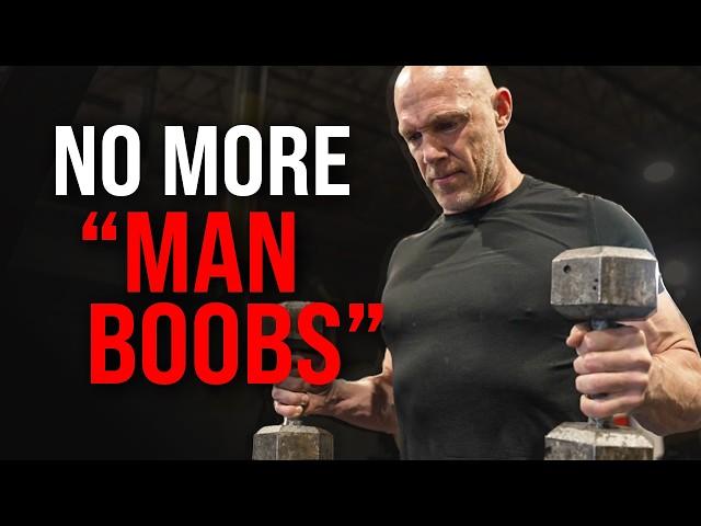 Best Workout To Lose MAN BOOBS After 40 - Build A Massive Chest | 3 Exercises