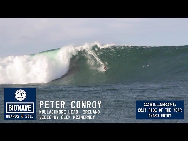 Peter Conroy at Mullaghmore - 2017 Billabong Ride of the Year Entry - WSL Big Wave Awards